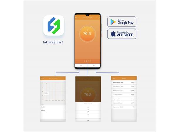 Inkbird WIFI ITC-308S - Trådlös Temperaturkontroller