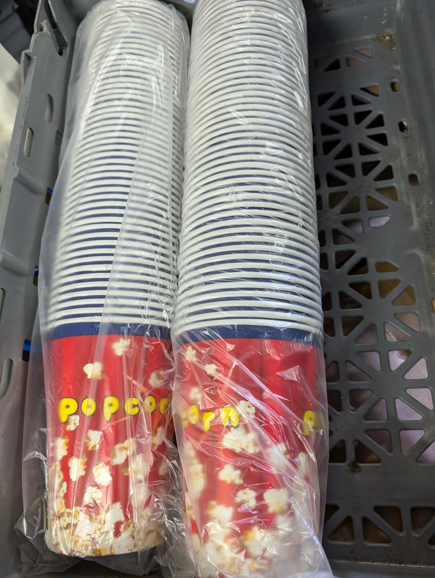 Popcornsbägare 1 liter.  50 styck.