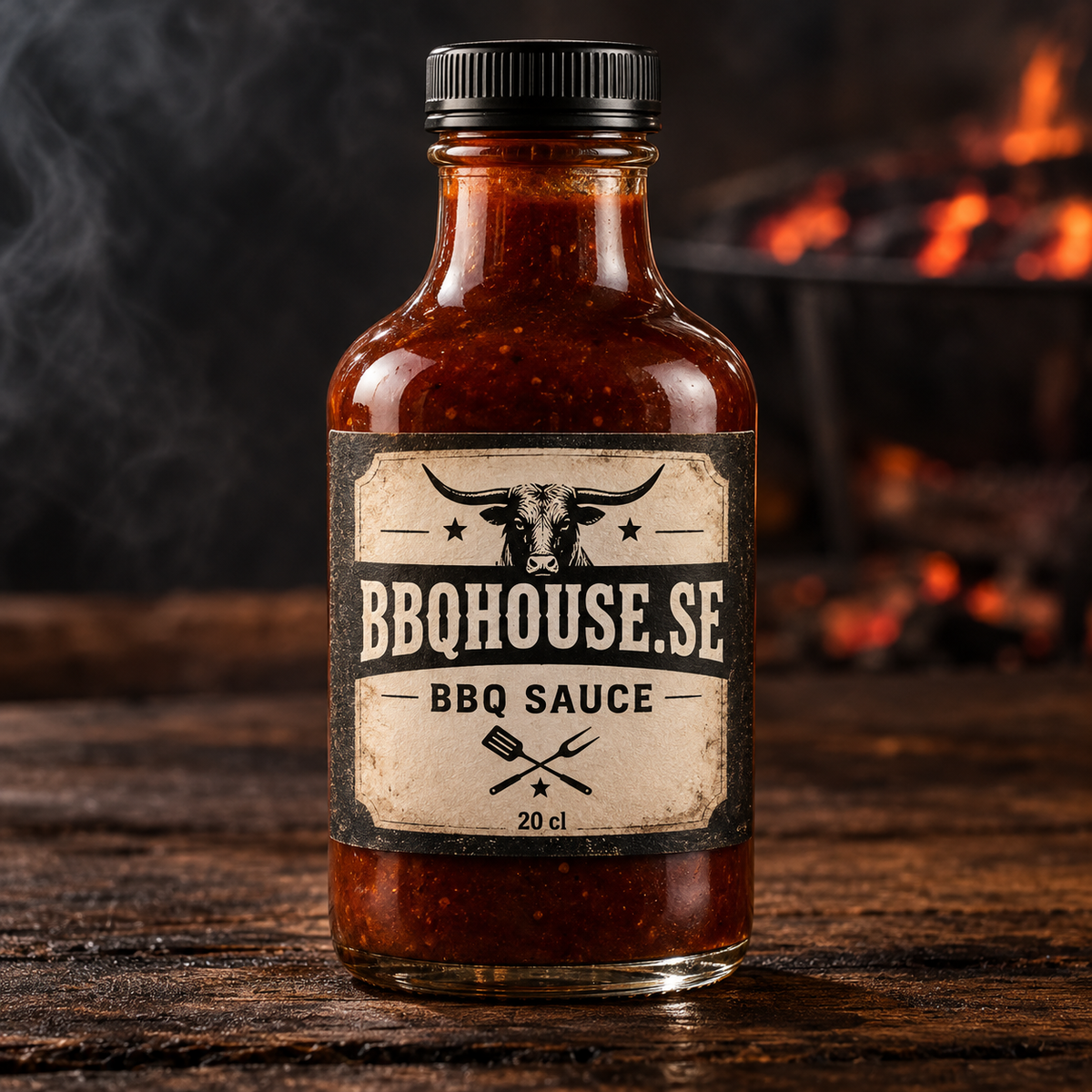 Vår egen bbqsauce 20cl.