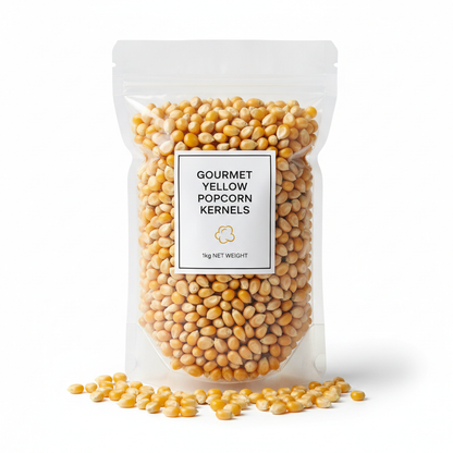 Premium Hybrid Yellow Gourmet Popcorn 1kg