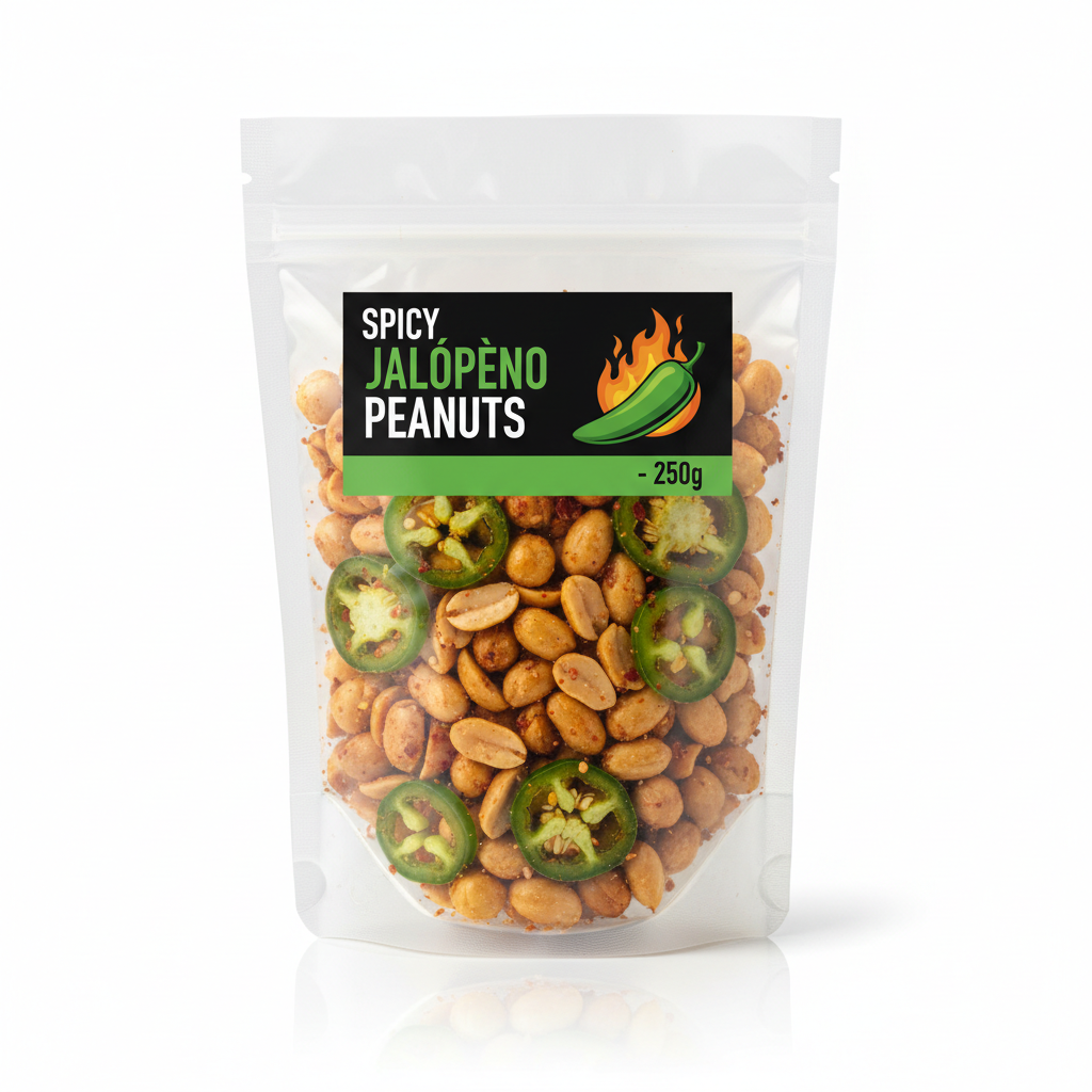 Jordnötter med Jalapeños 250g